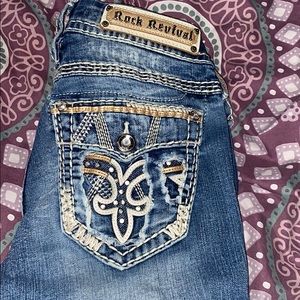 Rock revival skinny jeans